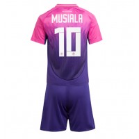 Maglia Calcio Germania Jamal Musiala #10 Seconda Divisa Bambino Europei 2024 Manica Corta (+ pantaloncini)